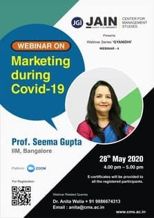 Webinar - marketing during covid